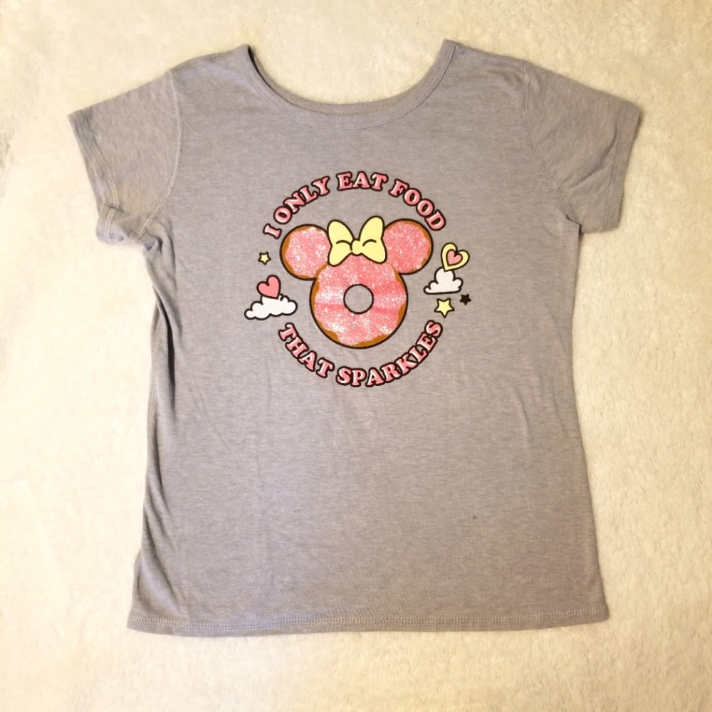 Girls sparkly Minnie Mouse tshirt